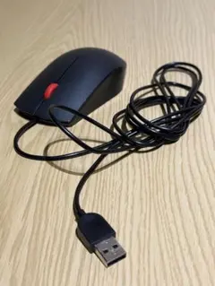 Lenovo 有線USBマウス ブラック｜PC周辺機器・ビジネス小物のサムネイル