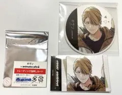 ギヴン アニメイトカフェ コースター　箔押しカード　中山春樹