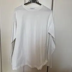 JEANASIS ホワイト 長袖Tシャツ F