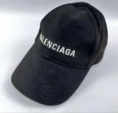 ✨超美品✨BALENCIAGA　キャップ　L59　ロゴ　浅め　マジックテープ　黒 ✨超美✨BALENCIAGA キャップ L59 ロゴ 浅め マジックテープ 黒 - メルカリ
