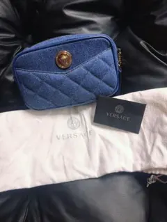 【国内正規品】新品未使用 VERSACE デニム ショルダーバッグ