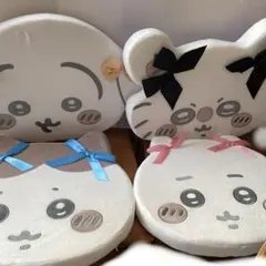 新品未使用タグ付き！ちいかわ低反発クッション〜リボン〜4種