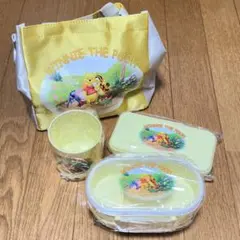 【未使用】ディズニー プーさん 子ども用ランチボックスセット