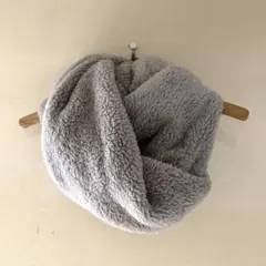 もこもこ　ボアフリースネックウォーマー　マフラー　無印良品　MUJI