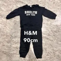 H&M セットアップ 90cm ネイビー