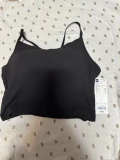 GU ブラフィール 2WAYクロップドキャミソール ブラック Sサイズ 新品