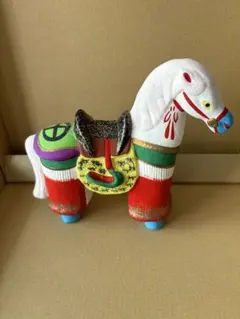 【chihiro様専用】保管箱入り 伏見人形 脚の赤いお馬さん