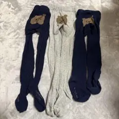 Baby Gap ベビータイツ 12-24ヶ月 ネイビー グレー　3枚セット
