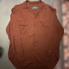 8-90s Ralph Lauren country レーヨンシャツ