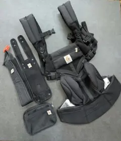 美品 エルゴベビー クールエア オムニ360 オニキス ブラック 抱っこ紐　黒