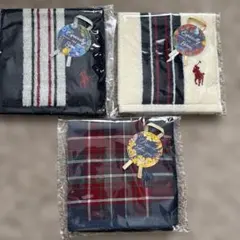 【新品】Ralph Lauren タオルハンカチ 3点セット