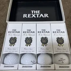 【ブリヂストン】ゴルフボール 『THE REXTAR』 12個　糸巻き　ネーム入