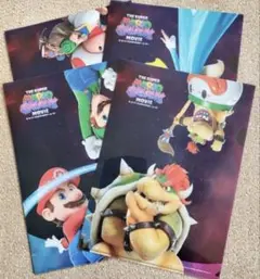 スーパーマリオ 映画 クリアファイル 4種類コンプリート