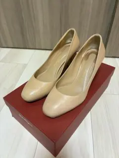 新品☆ペリーコ スクエアトゥ フラットシューズ スエード 37 24.0