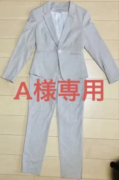 H&M パンツスーツ　セットアップスーツ　薄手　 ライトグレージュ　7-9号