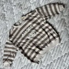 GUAPOO SWEATER CACAO STRIPES 1-2yサイズ