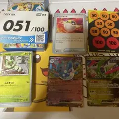 スタートデッキ100 051　マリルリex　テツノイサハex　デッキ