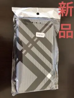 iPhone14Pro max携帯ケース カバー 手帳型 チェック スマホ 本革