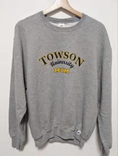 RUSSELL ATHLETIC カレッジ スウェット M 前V グレー