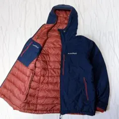 モンベル コロラドパーカ リバーシブルダウンジャケット 紺×赤 Men’s M