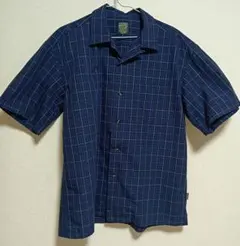 AIGLE エーグル　半袖シャツ　チェックシャツL