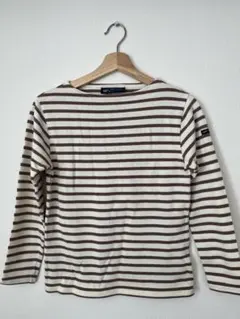 SAINT JAMES 長袖ボーダー　ベージュ