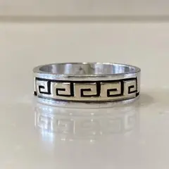 金14K ゴールド シルバーコンビリング ナバホ族 キースピーツのサムネイル