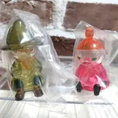 ムーミン MOOMIN クリアソフビフィギュア スナフキン リトルミイ