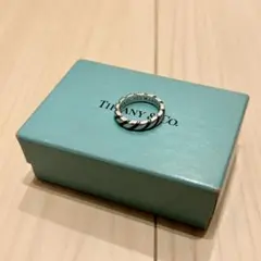 Tiffany ダイアゴナル ワイド リング SV925 - メルカリ