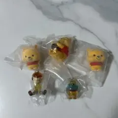 カプセルトイ　プーさんセット