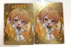 AMPTAK×COLORS あっきぃ 3周年 デフォ カード 2枚セット