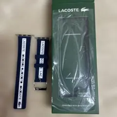 LACOSTE Apple Watchバンド ネイビー 38mm/40mm