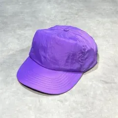 90s ナイロン トラッカー キャップ ビンテージ アメリカ製 テック パープルのサムネイル