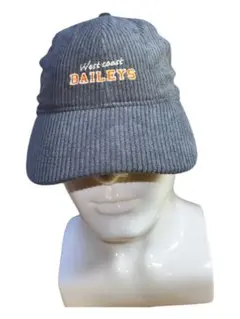 Baileys コーデュロイキャップ グレー (1)