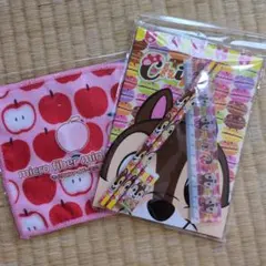 チップとデール 文房具セット マイクロファイバータオル