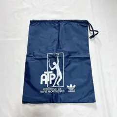 adidas ATP ロゴ入り シューズ袋 ネイビー ヴィンテージ