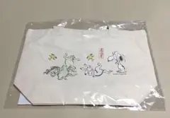 スヌーピー 鳥獣戯画　ランチトートバッグ