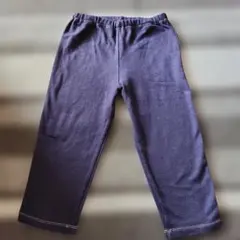 GU キッズ レギンスパンツ ネイビー XL