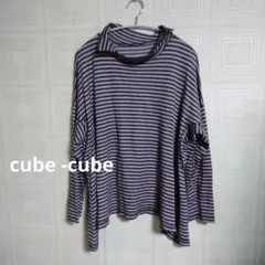 cube-cube/センソユニコ❁変形ジャケット❁ストライプ/オーバーサイズ Cube-Cube | Sensounico ONLINE STORE