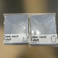 GUクルーネックTシャツ2枚セット