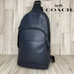55 COACH コーチ　レザー　ボディーバッグ