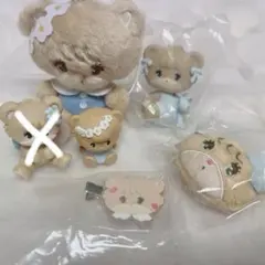 新品　mikko ラテ　セット　まとめ売り　ぬいぐるみ　ストラップ　ガチャガチャ