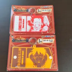 【ワンピース】ラバーキーケース ルフィ＆トラファルガー・ロー