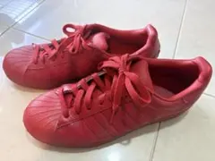 adidas レッド スーパースター