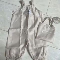 新品未使用タグ付 PLAYWEAR プレイウェア 砂場着 90cm 収納袋付き