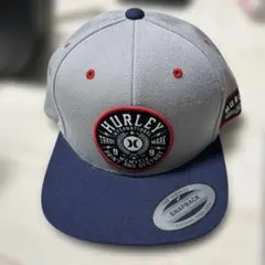 HURLEY スナップバックキャップ グレー/ネイビー