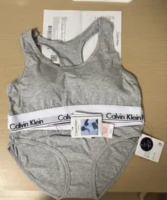 カルバンクラインCalvin Klein 新品 M グレー下着 上下セット