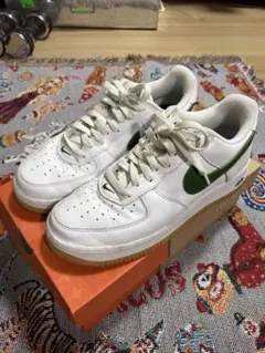 NIKE AIR FORCE１ LOW RETRO QS 白×緑 26.5cm