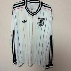 サッカー日本代表 ユニフォーム 新品未使用カラフルデザイン 白 L-112