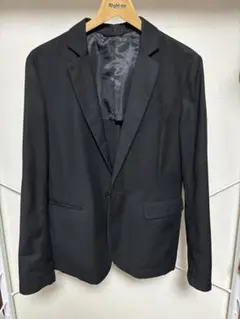 PLUS ONE ブラック 黒 テーラードジャケット Sサイズ